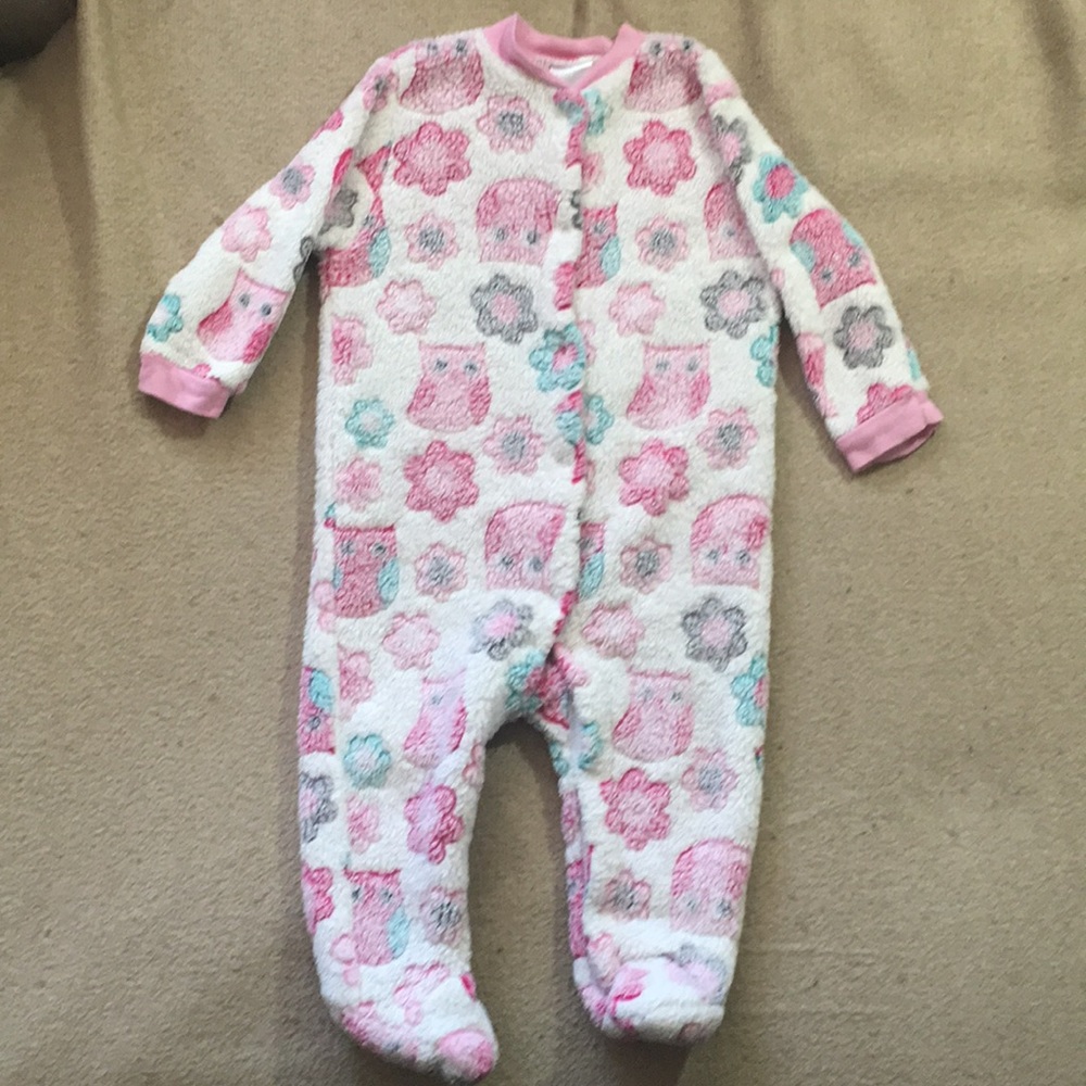 Baby (3-6 mos)-BabyGear Longsleeve Buttoned Onesie